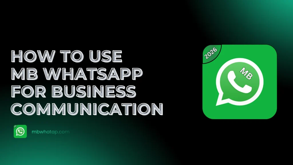 How to Use MB WhatsApp for Business Communication