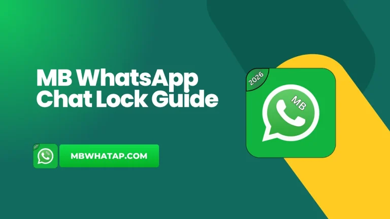MB WhatsApp Chat Lock Guide